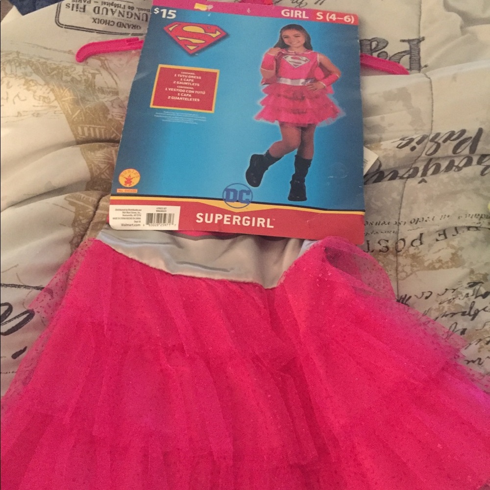 Super girl costume 4-6